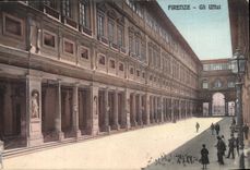 Italy Italia Firenze CPA Gli Uffizi
