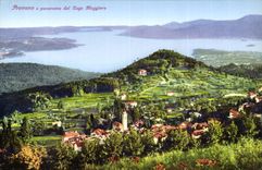 CPA Italy Italia premeno E panorama LED lago Maggiore