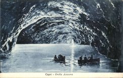 CPA Italy Italia Capri Grotta Azzura