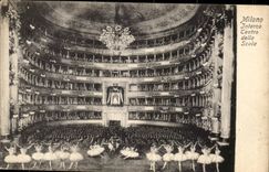 CPA Italy Italia Milano Interro Teattro della Scala (Opera)
