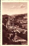 Lourdes CPA the basilica and the interallied monument