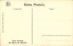 Belgie Belgium CPA Seen selected of the edges of Ourthe