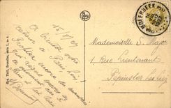 Belgie Belgium CPA Brussels Manneken Worse (angel angel)