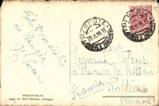 Italy Italia CPA Perugia Big shot Felcino Casa del Scolo