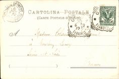 Italy Italia CPA Genova Monumento has Cristoforo Colombo