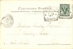 Italy Italia CPA Genova Via Garibaldi