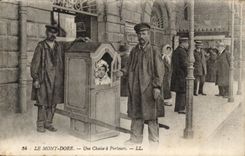 Puy de Dome- Anbringen-Vergolden-EIn hat es Stuhl Fordermaschinen-CPA