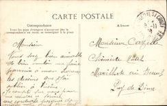 Puy de Dome- Clermont-ferrand malerischer Auvergne zitronengelbes Crozet - Vercingetorix und die Strasse Blatin--CPA