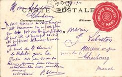 Puy de Dome- Clermont-Ferrand-Ansicht des Ortes von Jaude- erweitern sich Thunfischboot bemannt--CPA