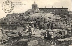 Puy of overall Dome-Sight of the Ruins and the Observatory-CPA