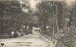 Puy of Dome-Royat-the-baths Allee of the Park-CPA