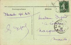 Puy de Dome- Bourboule- die Terrasse des Hotels-Charlannes - CPA