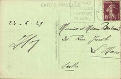 Puy de Dome- View of Old man Royat and Puy de Dome - CPA