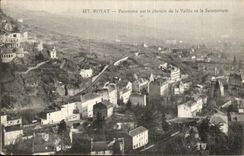 Puy de Dome- Royat - Panorama on the way of the Valley and the Sanatorium - CPA