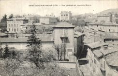 Puy of Didier Dome-Saint To the Gold mount View and New Town hall - CPA