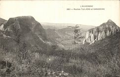 Puy de Dome- Tuiliere Rocks and Sanadoire--CPA