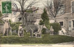 Puy de Dome- Clermont-ferrand der versteinernde Brunnen--CPA