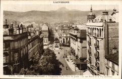 Puy der Haube-Clermont-Ferrand Ansicht uber den Ort von Jaude- die Strasse Blatin und Puy der Haube-CPA