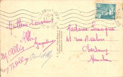 Puy der Haube-Clermont-Ferrand setzt aufgelost - das drei Alleen- und Kriegdenkmal des Krieges-CPA