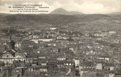 Panorama Puyde Dome- Clermont-ferrand auf dem puy der Haube-CPA