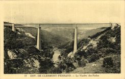 Puy de Dome- Surroundings von Clermont-ferrand der Viaduct des Insipidones