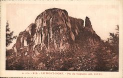 Puy de Dome- the Mount Gilds Peak of the Capuchin - alt 1478m-CPA