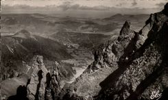 Puy de Dome- the Mount Gilds Puy of sancy- the Needles of the Valley of Hell - CPA