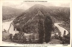 Puy de Dome Buckles it of Sioule between Pontgibaud and Montfermy one of the most picturesque sites of France - - CPA