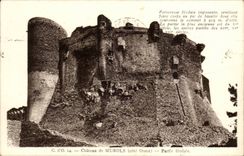 Puy de Dome- G of O - Castle of Murols- dimensions western feudal Partie fortresse- it coronne the top has 919 m - CPA