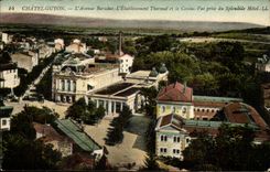 Puy de Dome- Chatelguyon- the Baraduc- avenue Hydropathic establishment and the Casino Seen from of the Splendid Hotel - CPA