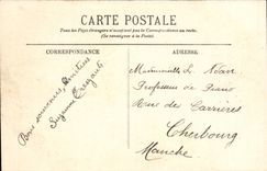 Puy de Dome- die Einfassung vergoldet die Strasse und Puy de Sancy--CPA