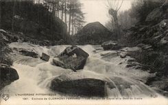 Puy de Dome- Surroundings der Clermont-ferrandfalle von Ceyrat und des Zahnes des Teufels-CPA