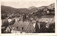 Puy de Dome- Valle of Sioule- Ruines of the Castle Rock blot- Builds in XIII century-CPA