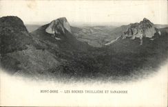 Puy de Dome- Mount Gilds the Rocks Thuilliere and Sanadoirel-CPA