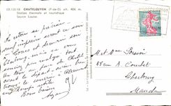 Puy de Dome- Chatelguyon- Thermal spa and Louise-CPA tourist-Source