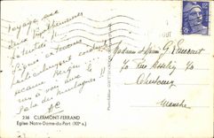 Puy De Dome - Clermont-ferrand - Kirche von Notre Dame des Jahrhunderts des Topfes XIII - CPA