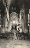 Puy de Dome - Clermont-Ferrand - Interior of the Church of Notre Dame of the Port - CPA