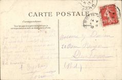 Puy de Dome - Besse - Main door of the Castle of the queen Margot XV century - CPA