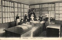 Pontoise the Hotel God the Linen room-CPA