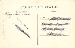 Mery-on-Oise Street of Paris-Coffee-Boissy - CPA