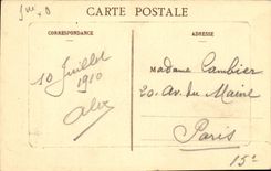 Valley of Oise- Enghien-the-Baths the Castle Oise - CPA