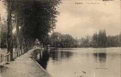 Valley of Oise- Enghien-the-Baths the Big lake - CPA