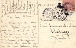 Valley of Oise- Montmorency- Boulevard of the Hermitage lives by Rousseau in 1756 - CPA