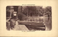 Paris (12) Bois de Vincennes- Le Lac- Embarcadere-CPA
