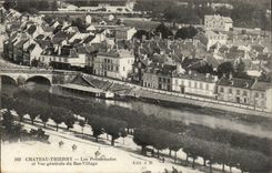 Chateua Thierry - Walks and Overall picture of the Low Village - CPA