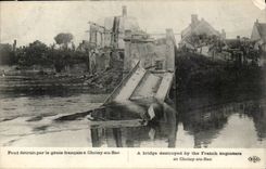 CPA Pont destroyed by the French genius has Choisy with the Vat