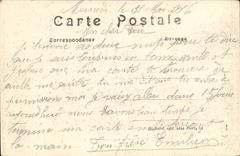 Soissons - during the bombardment - Distribtion of tobacco by the Administration of the Post offices it Great War - CPA