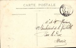 Laon - Train station - CPA