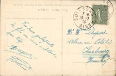 Soissons - the Cathedral - the Large Breach - the broad Branch - CPA