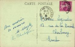 Thierry castle - Church St Crepin - CPA